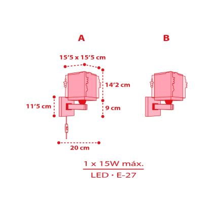 Dalber 73269 - Laste seinavalgusti HELLO KITTY 1xE27/15W/230V roosa