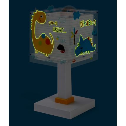 Dalber 73451N - LED laste laualamp DINOS 1xG4/4W/230V värvikirev