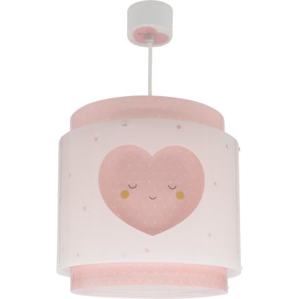 Dalber 76012S - Lühter lastetuppa BABY DREAMS 1xE27/15W/230V roosa
