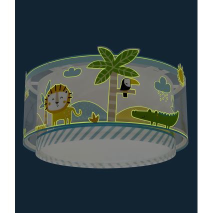 Dalber 76116 - Laevalgusti lastele JUNGLE 2xE27/15W/230V