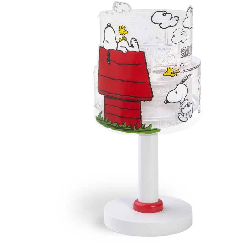 Dalber 76301 - SNOOPY LED-laualamp lastele 1xG4/4W/230V valge/punane
