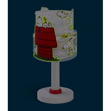 Dalber 76301 - SNOOPY LED-laualamp lastele 1xG4/4W/230V valge/punane