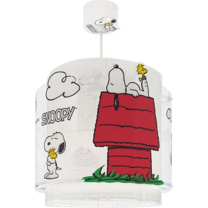 Dalber 76302 - SNOOPY lastetoa laelamp 1xE27/15W/230V valge/punane