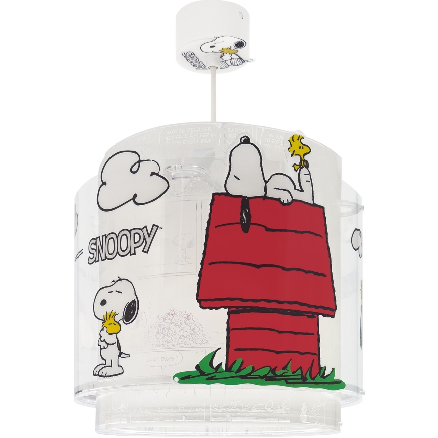 Dalber 76302 - SNOOPY lastetoa laelamp 1xE27/15W/230V valge/punane
