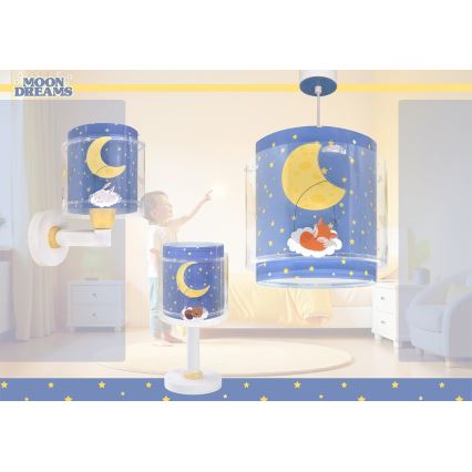 Dalber 76632 - Laste lühter MOON DREAMS 1xE27/15W/230V sinine
