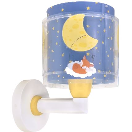 Dalber 76639 - Laste seinavalgusti MOON DREAMS 1xE27/15W/230V sinine
