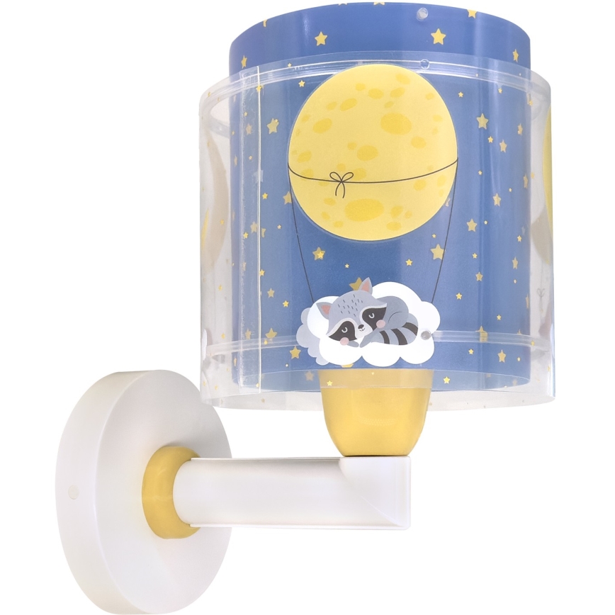 Dalber 76639 - Laste seinavalgusti MOON DREAMS 1xE27/15W/230V sinine