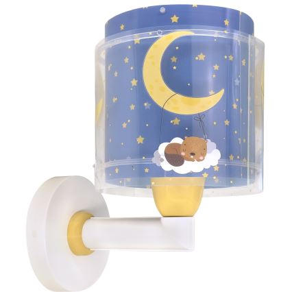 Dalber 76639 - Laste seinavalgusti MOON DREAMS 1xE27/15W/230V sinine