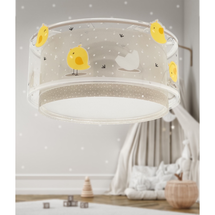 Dalber 76876 - Laevalgusti lastetuppa BABY CHICK 2xE27/15W/230V