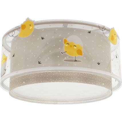 Dalber 76876 - Laevalgusti lastetuppa BABY CHICK 2xE27/15W/230V