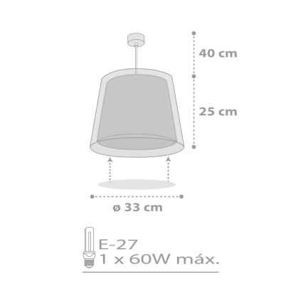 Dalber 81192E - Lühter lastele LIGHT FEELING 1xE27/60W/230V