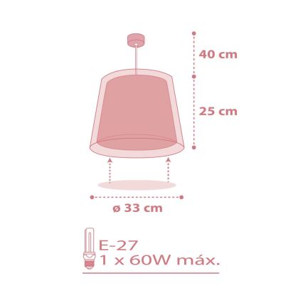 Dalber 81192S - Lühter lastele LIGHT FEELING 1xE27/60W/230V