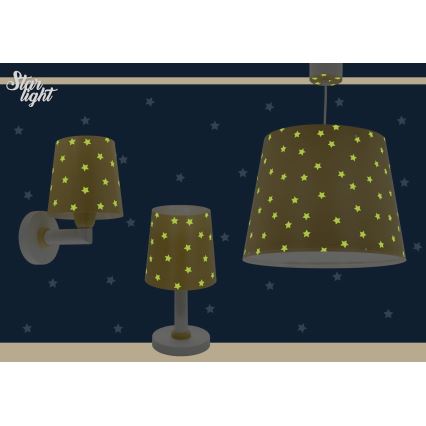 Dalber 82211A - Lamp lastetuppa STAR LIGHT 1xE14/40W/230V kollane