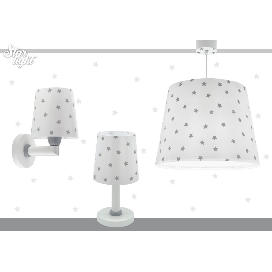 Dalber 82212B - Lühter lastetuppa STAR LIGHT 1xE27/60W/230V valge