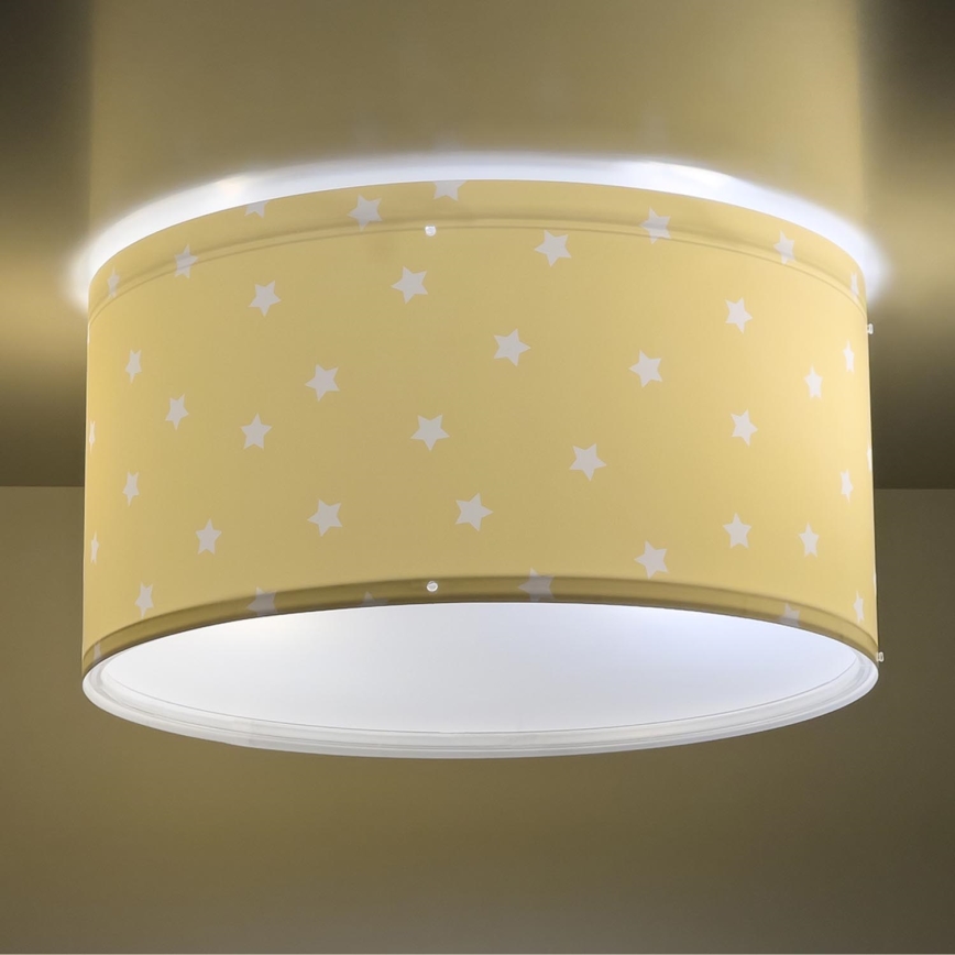 Dalber 82216A - Laevalgusti lastele STAR LIGHT 2xE27/60W/230V kollane