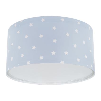 Dalber 82216T - Laevalgusti lastele STAR LIGHT 2xE27/60W/230V sinine