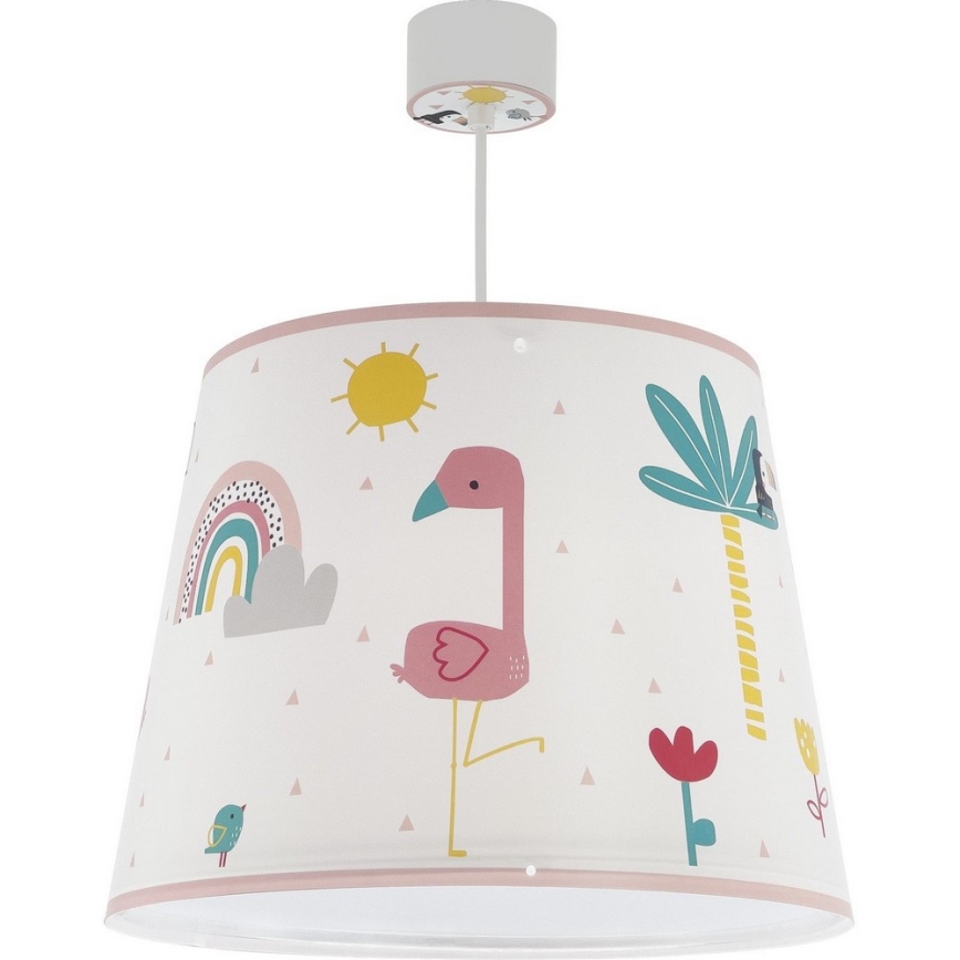 Dalber 82462 - Lühter lastele FLAMINGO 1xE27/15W/230V