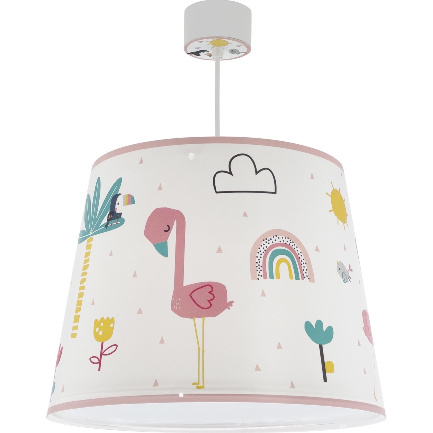 Dalber 82462 - Lühter lastele FLAMINGO 1xE27/15W/230V