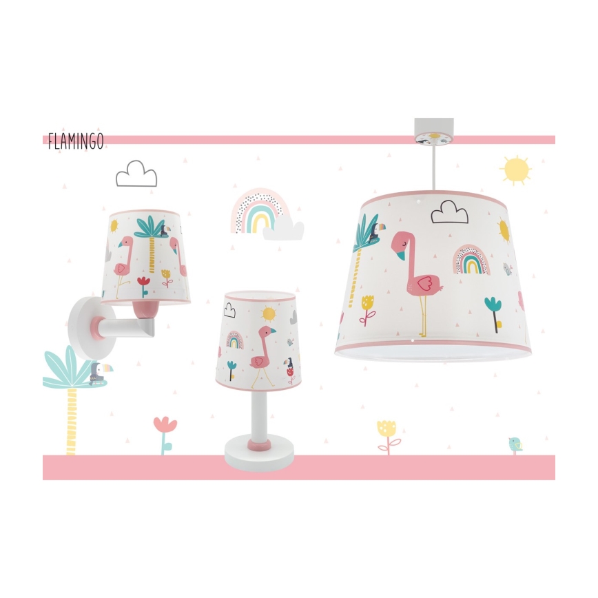 Dalber 82462 - Lühter lastele FLAMINGO 1xE27/15W/230V