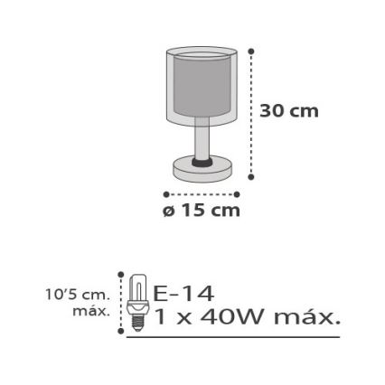 Dalber D-41411E - Laualamp lastetuppa CLOUDS 1xE14/40W/230V