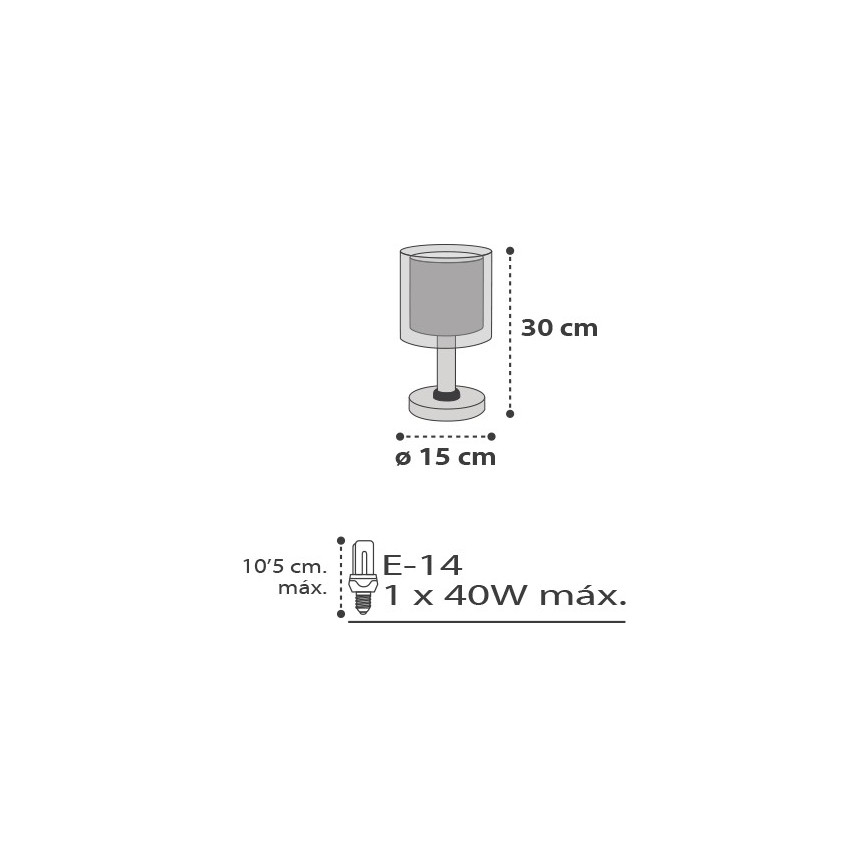 Dalber D-41411E - Laualamp lastetuppa CLOUDS 1xE14/40W/230V