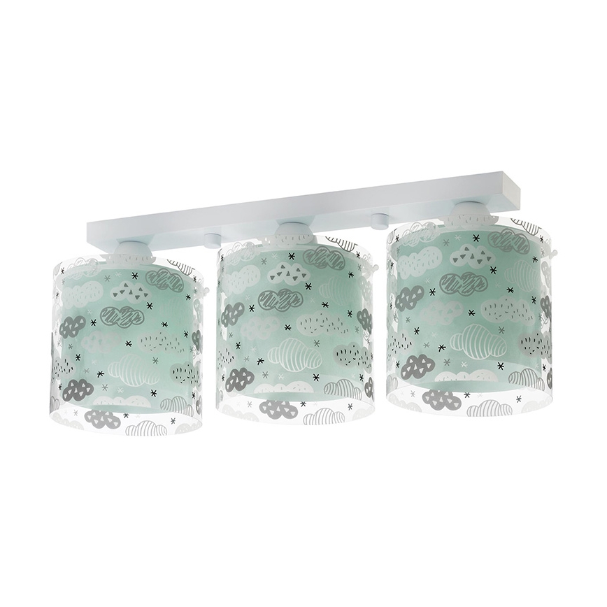 Dalber D-41413H - Laevalgusti lastetuppa CLOUDS 3xE27/60W/230V