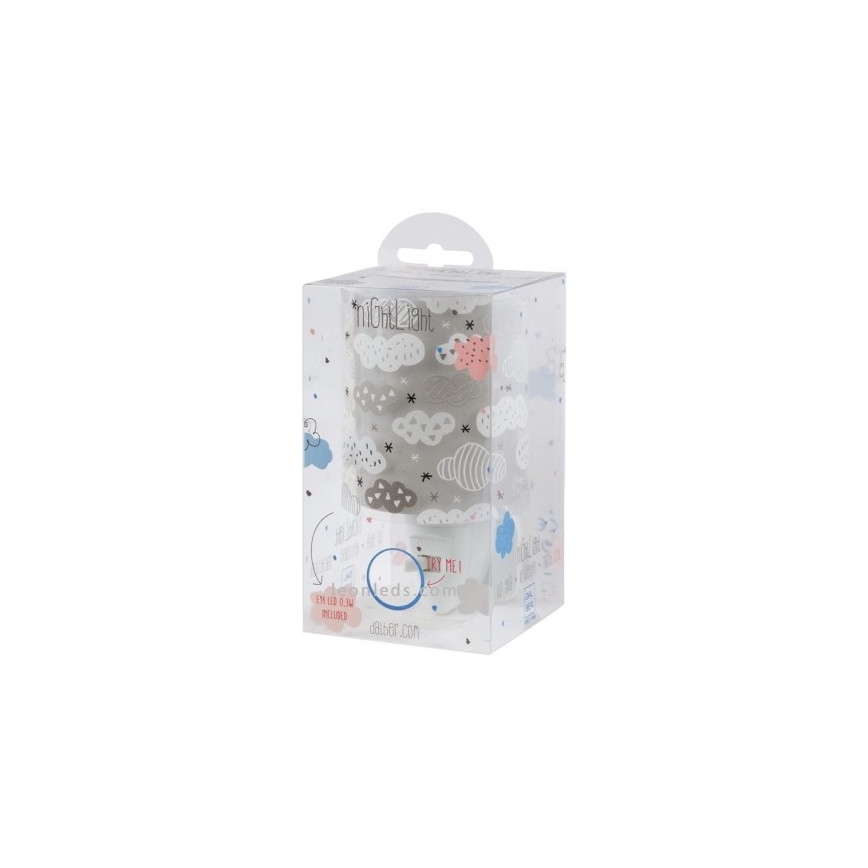 Dalber D-41415E - LED Lamp pistikupessa CLOUDS 1xE14/0,3W/230V