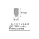 Dalber D-41415E - LED Lamp pistikupessa CLOUDS 1xE14/0,3W/230V