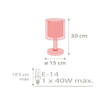 Dalber D-41431 - lastetoa lamp COLOR RAIN 1xE14/40W/230V