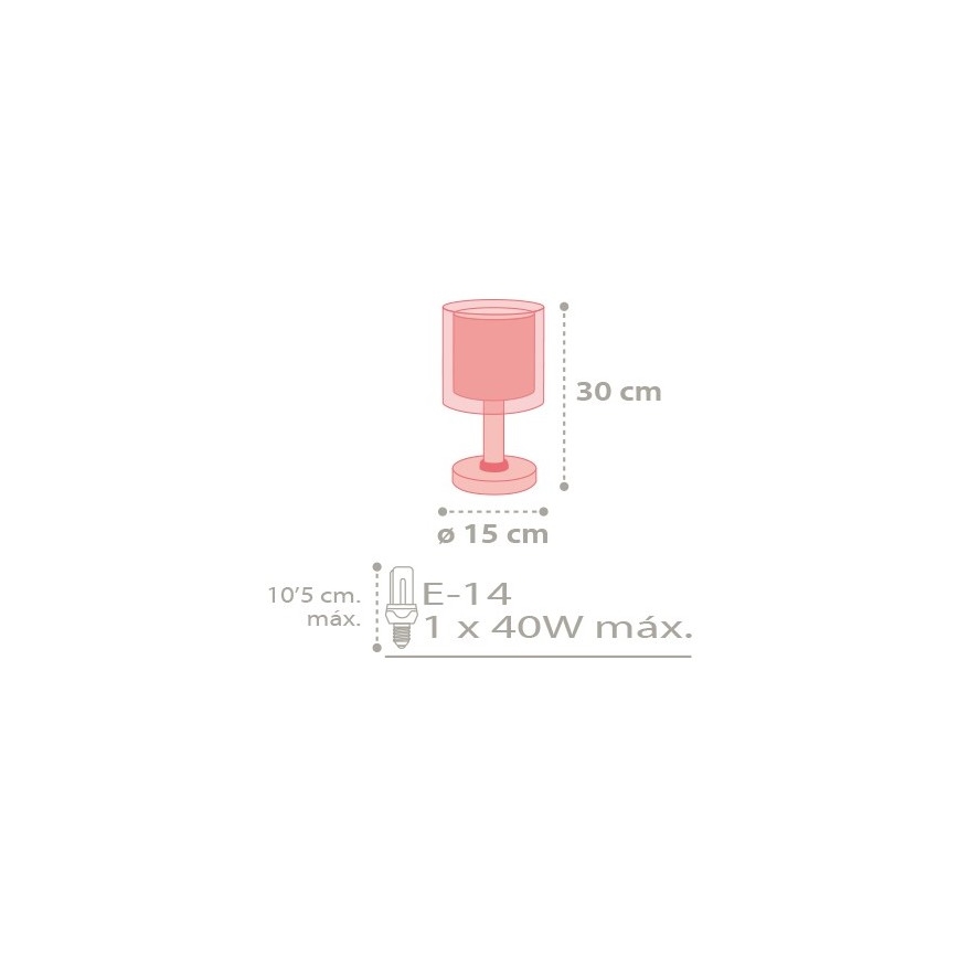 Dalber D-41431 - lastetoa lamp COLOR RAIN 1xE14/40W/230V