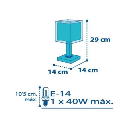 Dalber D-43421 - lastetoa lamp PETIT MARIN 1xE14/40W/230V