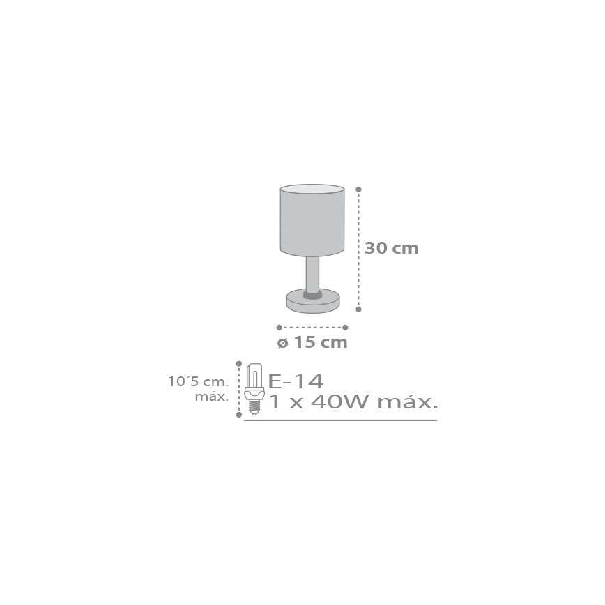 Dalber D-62011E - lastetoa lamp SWEET DREAMS 1xE14/40W/230V