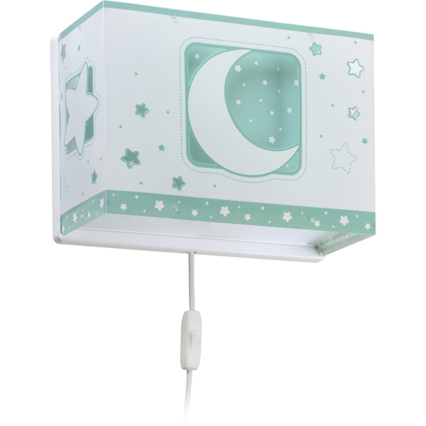 Dalber D-63238H - Seinavalgusti lastetuppa MOONLIGHT 1xE27/60W/230V