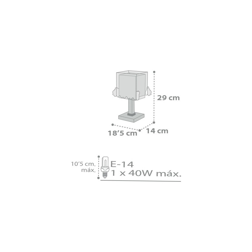 Dalber D-63531 - lastetoa lamp TRAIN 1xE14/40W/230V