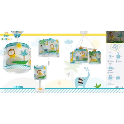 Dalber D-76112 -  Lühter lastetuppa MY LITTLE JUNGLE 1xE27/15W/230V