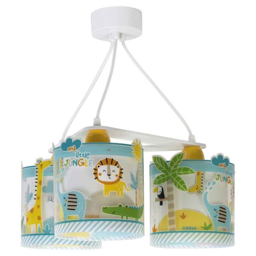 Dalber D-76114 - Lühter lastetuppa MY LITTLE JUNGLE 3xE27/15W/230V