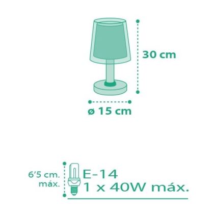 Dalber D-80221S - lastetoa lamp VICHY 1xE14/40W/230V