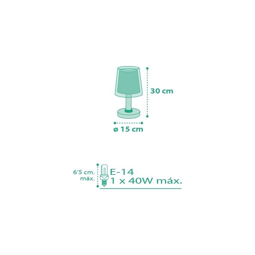 Dalber D-80221T - lastetoa lamp VICHY 1xE14/40W/230V
