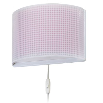Dalber D-80228S - Seinavalgusti lastetuppa VICHY 1xE27/60W/230V