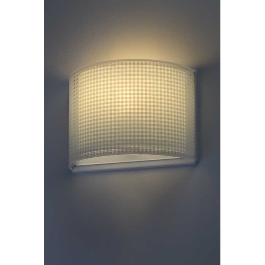 Dalber D-80228T - Seinavalgusti lastetuppa VICHY 1xE27/60W/230V