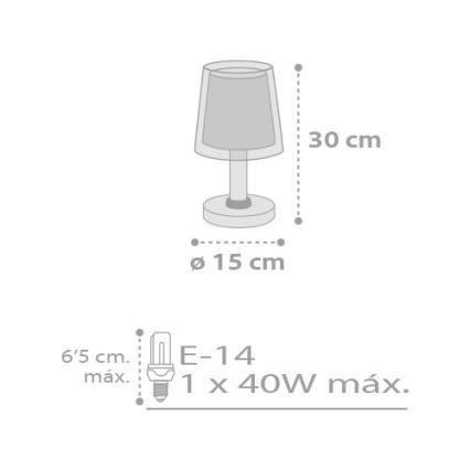 Dalber D-81211E - Lamp lastetuppa STARS 1xE14/40W/230V