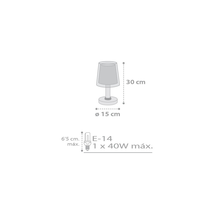 Dalber D-81211E - Lamp lastetuppa STARS 1xE14/40W/230V