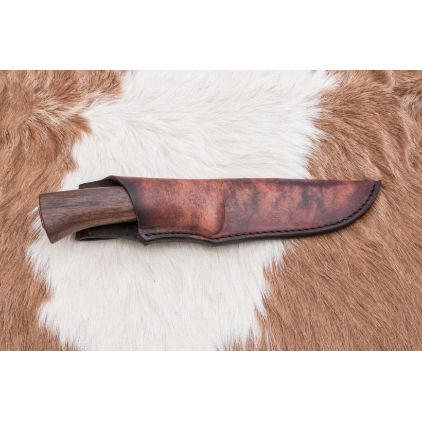 Damaskuse jahinuga 11,8 cm pähkel/hirve sarv