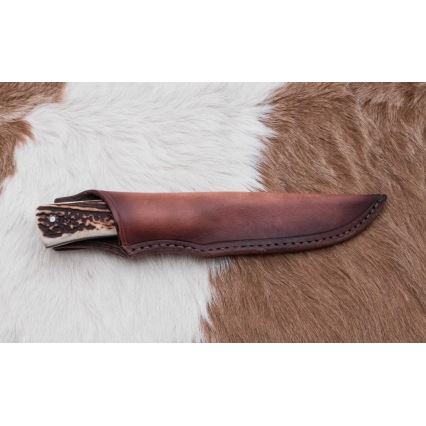 Damaskuse jahinuga 11 cm hirve sarv