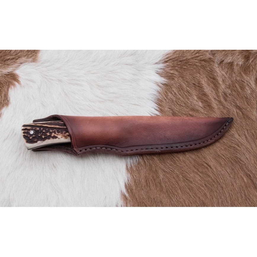Damaskuse jahinuga 11 cm hirve sarv