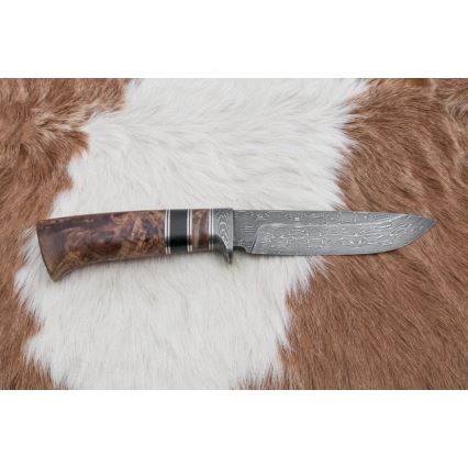 Damaskuse jahinuga 13 cm pappel/eebenipuu