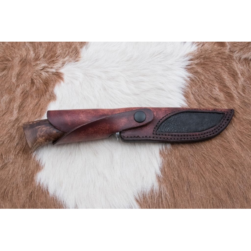 Damaskuse jahinuga 13 cm pappel/eebenipuu