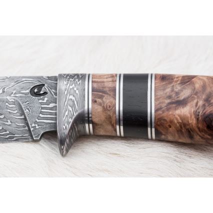 Damaskuse jahinuga 13 cm pappel/eebenipuu