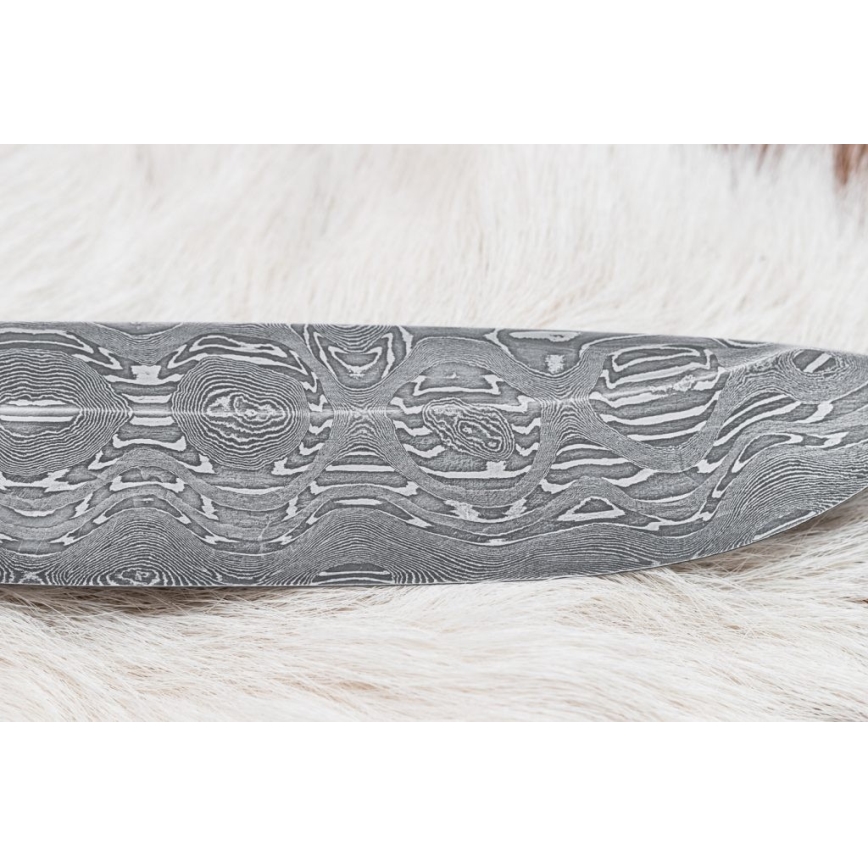 Damaskuse jahinuga 13 cm pappel/eebenipuu