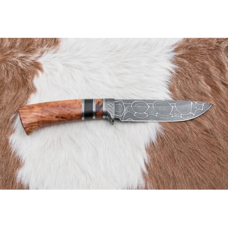 Damaskuse jahinuga 13 cm vaher/eebenipuu